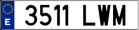 Truck License Plate